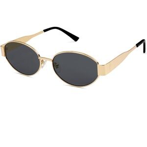 Retro Oval Sunglasses for Women/Men Trendy Sun Glasses UV400 Protection
